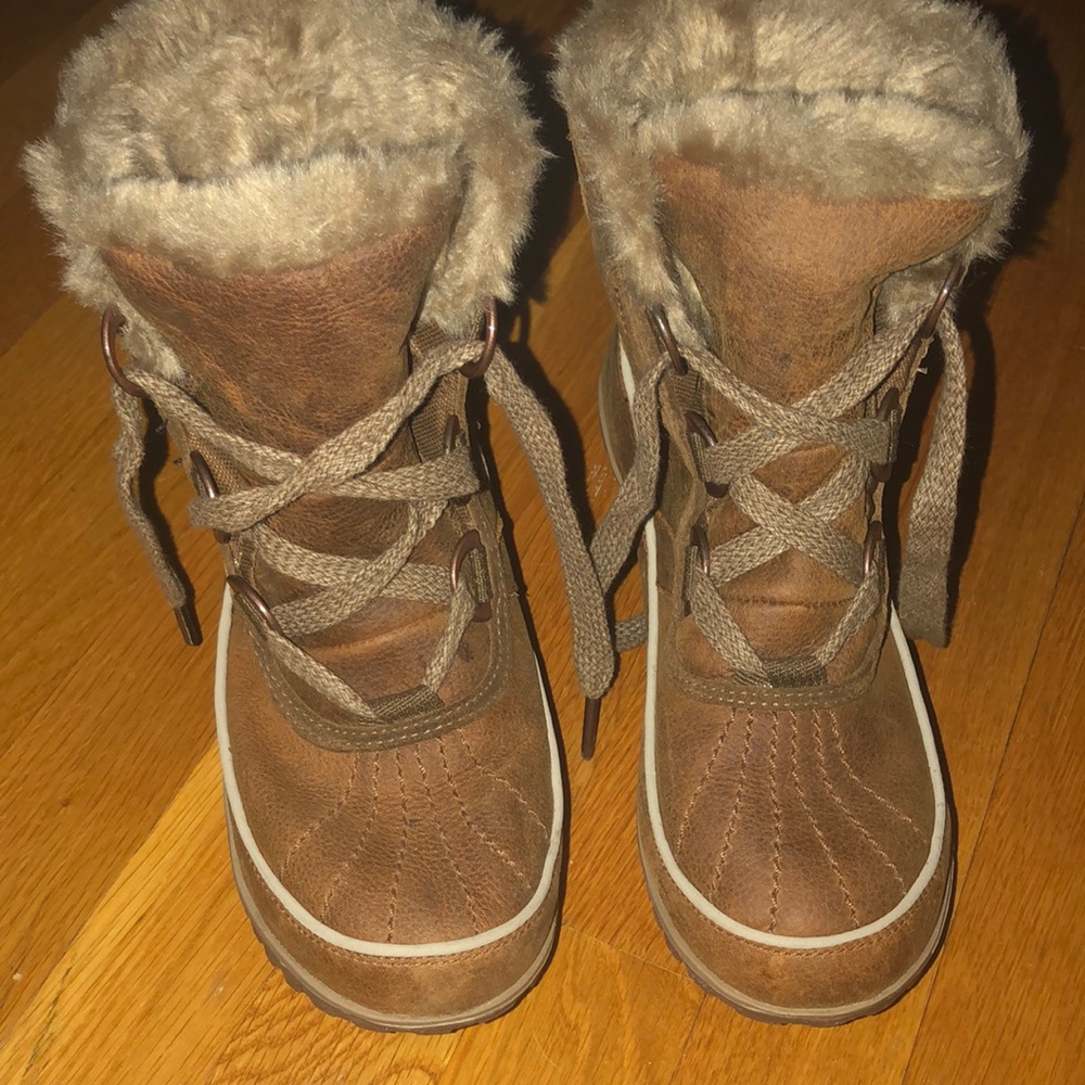 Sorel brown winter boots